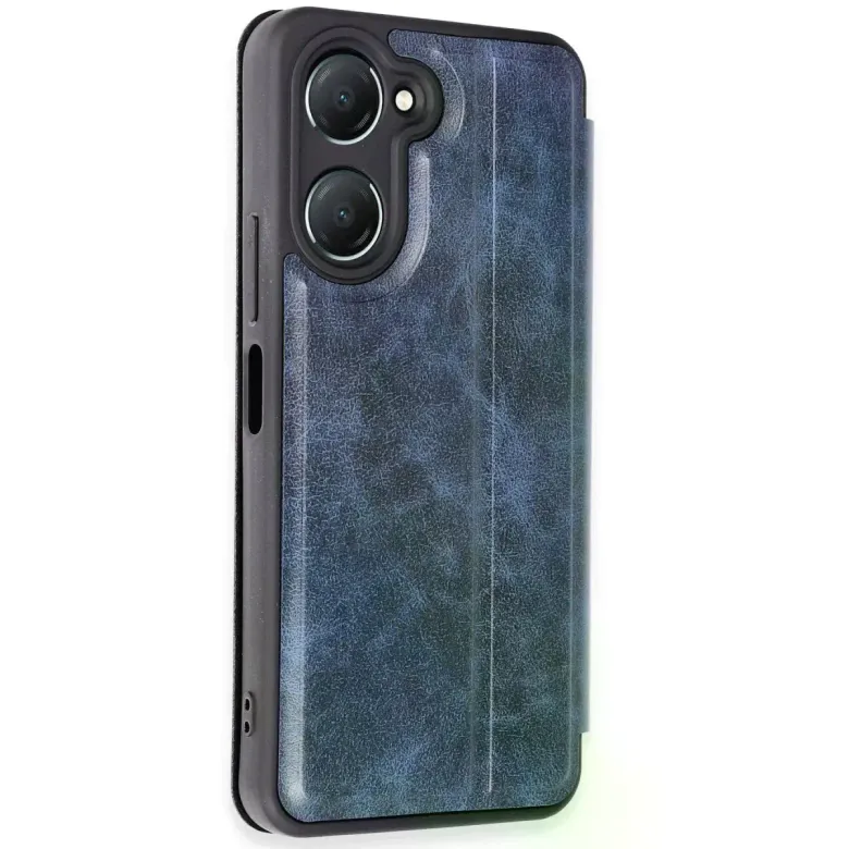 Vivo Y18 Kılıf Flip Cover - Lacivert