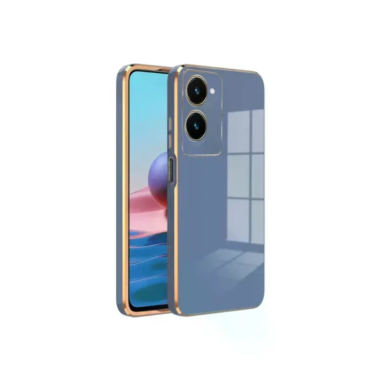 Vivo Y18 Kılıf Volet Silikon - Mavi