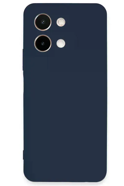 Vivo Y28 Kılıf First Silikon - Lacivert