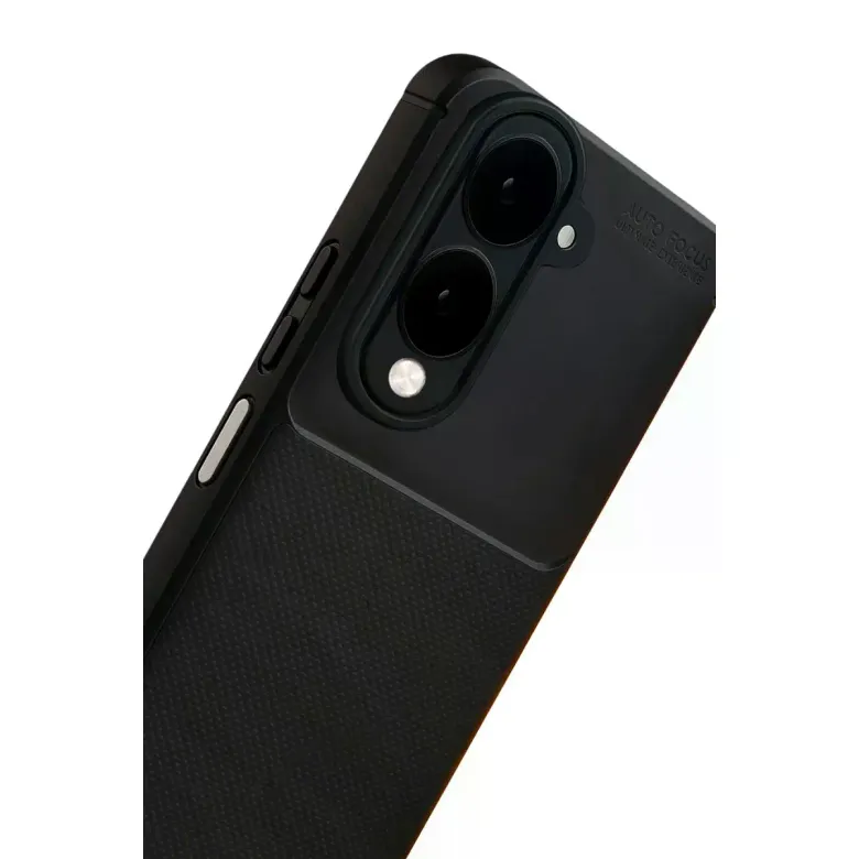 Vivo Y29s Auto Focus Karbon Kapak - Siyah