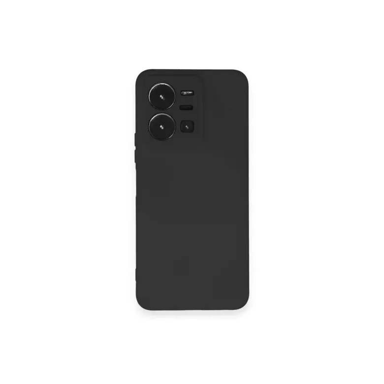Vivo Y35 Kılıf Nano içi Kadife Silikon - Siyah