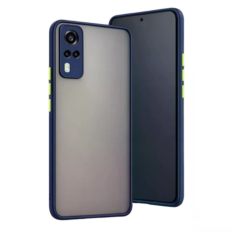 Vivo Y53s Kılıf Montreal Silikon Kapak - Lacivert