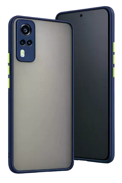 Vivo Y53S Kılıf Montreal Silikon Kapak - Lacivert