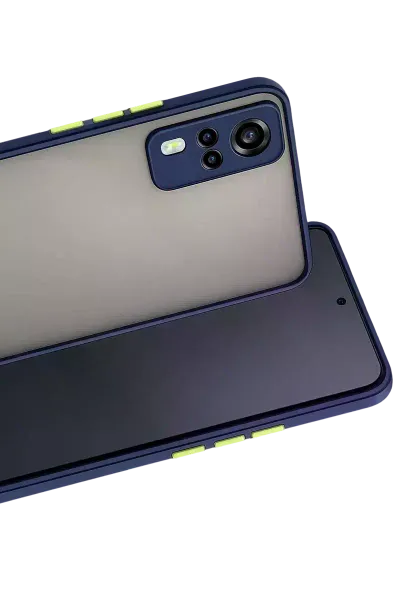 Vivo Y53S Kılıf Montreal Silikon Kapak - Lacivert