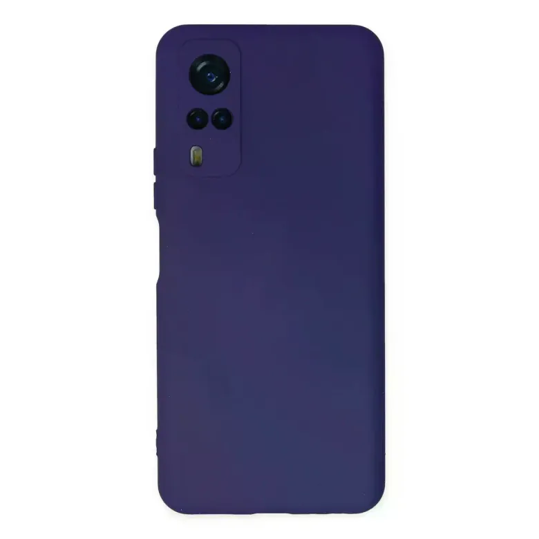 Vivo Y53s Kılıf Nano İçi Kadife Silikon - Mor