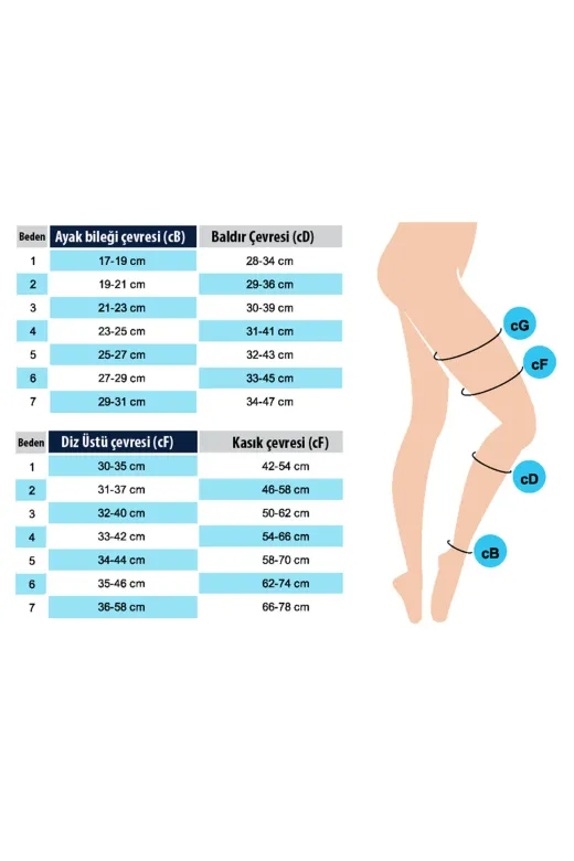 VİZOR DKMed2883156416 Vizor Ccl1 Kilotlu Ten Rengi Çorabi (Burnu Açik) Code 5104-A