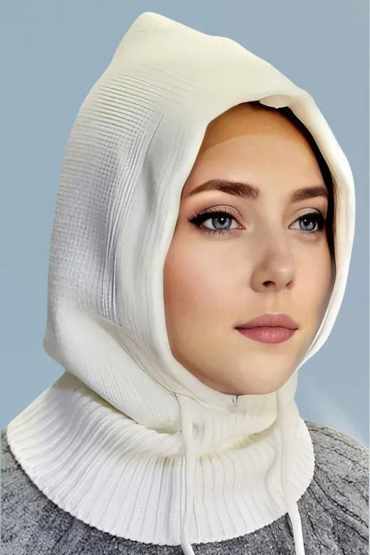 VMD1212 Kadın Triko Tesettür Bere Tesettür Başlık
