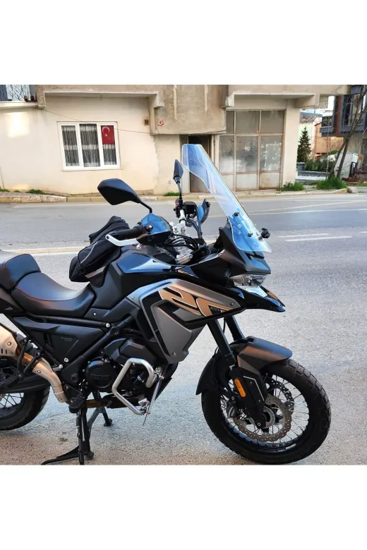 Voge DSX 650 Ön Cam 2022-2026 Model 55cm Şeffaf Renkli 4mm KISA