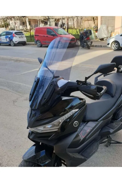 Voge SR4 Ön Cam 2022-2026 Model 78cm Füme Renkli 4mm UZUN