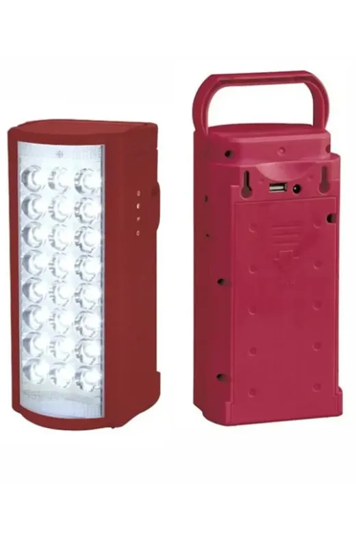 Vothoon space Şarjlı Işıldak Usb Şarj Çıkışlı 24 Led 80 Saat Akülü Işıldak 24 Led Telefon Şarj Edebilen 1.0