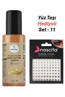 Vücut Losyonu Simli 125 ml & Yüz Taşı Hediyeli-11