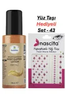 Vücut Losyonu Simli 125 ml & Yüz Taşı Hediyeli-43