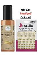 Vücut Losyonu Simli 125 ml & Yüz Taşı Hediyeli-45