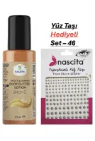 Vücut Losyonu Simli 125 ml & Yüz Taşı Hediyeli-46