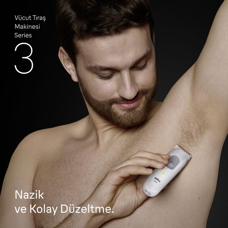 Vücut Tıraş Makinesi Series 3 +3 Aksesuar Su Geçirmez