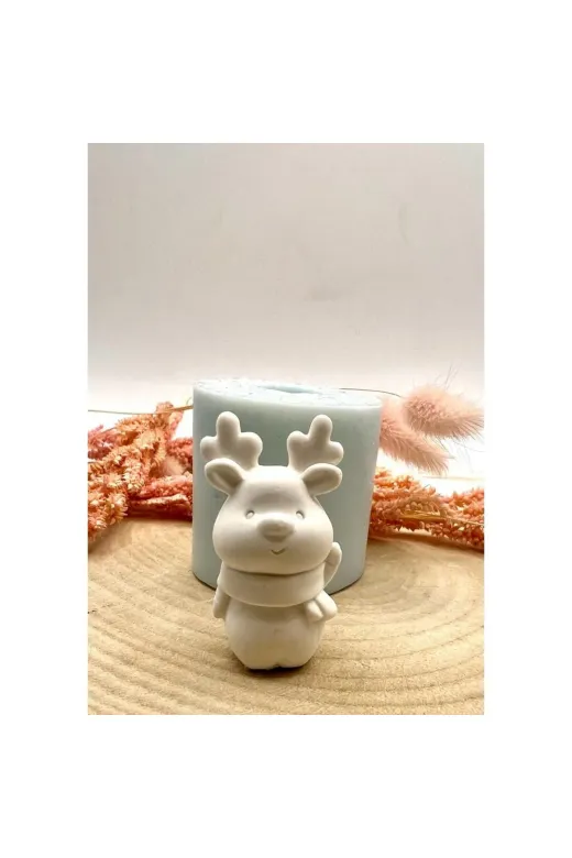 WAMMOLDS atkılıgsk Atkılı Geyik Silikon Kalıp