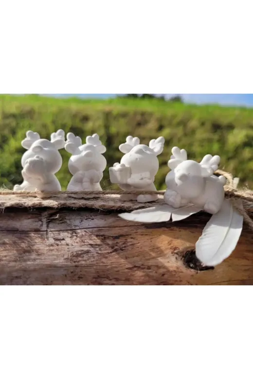 WAMMOLDS atkılıgsk Atkılı Geyik Silikon Kalıp