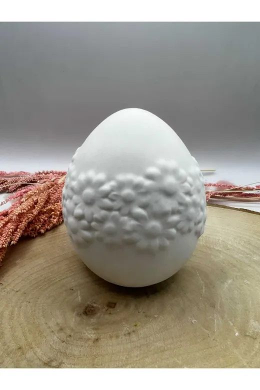 WAMMOLDS çiçekbordürlüyumurtask Çiçek Bordürlü Yumurta Silikon Kalıp