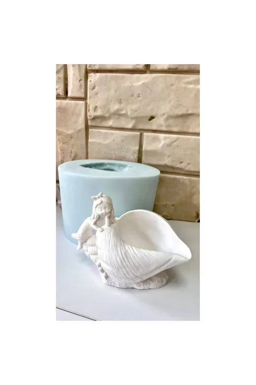 WAMMOLDS denizkızıbsası Deniz Kızı Saksı Silikon Kalıp