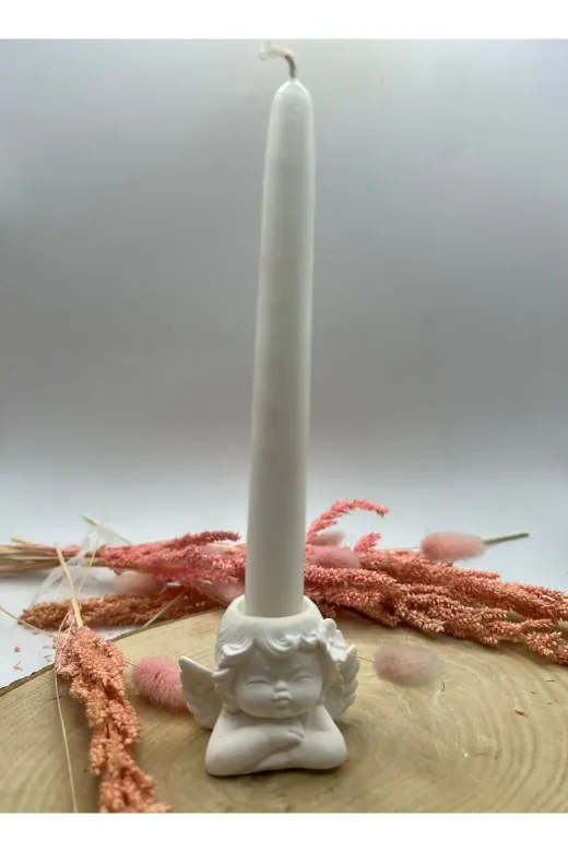 WAMMOLDS elleribağlımeleksk Elleri Bağlı Melek Mumluk Silikon Kalıp