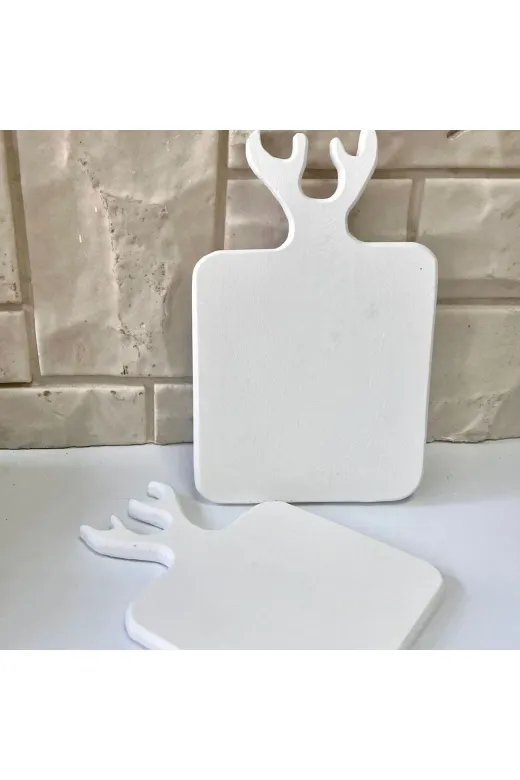 WAMMOLDS geyiktemalıstepsisisk Geyik Temalı Sunum Tepsisi Küçük Silikon Kalıp