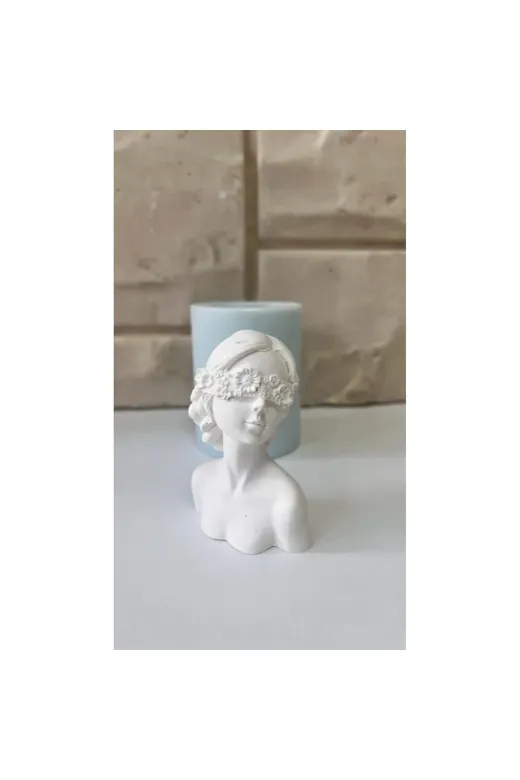 WAMMOLDS gözükapalıkızfigürsk Gözü Kapalı Kız Figür Silikon Kalıp