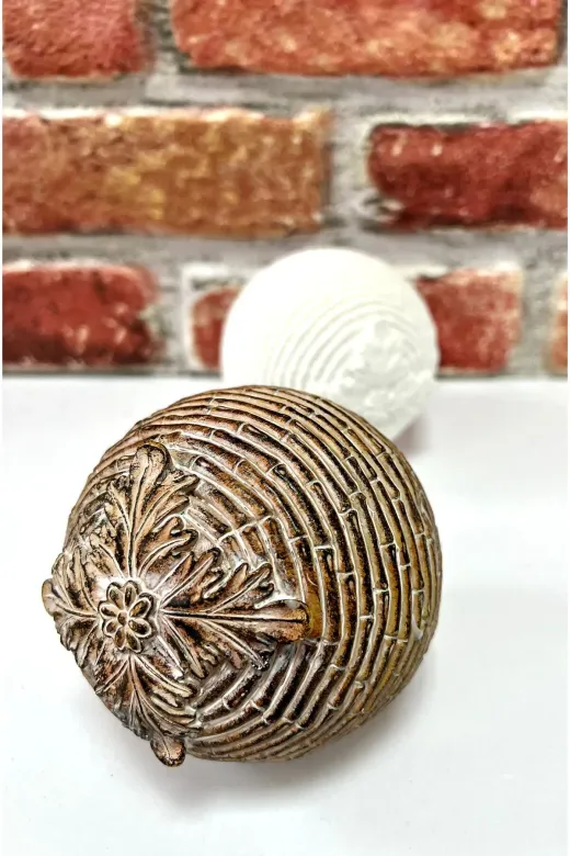 WAMMOLDS ikitarafıdesenlitop İki Tarafı Desenli Masa Üstü Dekoru Silikon Kalıp