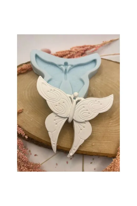 WAMMOLDS incekanatlıkkelebeksk İnce Kanatlı Küçük Kelebek Silikon Kalıp