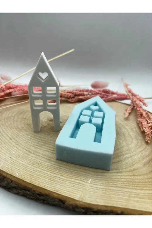 WAMMOLDS kalpliküçükboyevsk Kalpli Küçük Boy Ev Silikon Kalıp