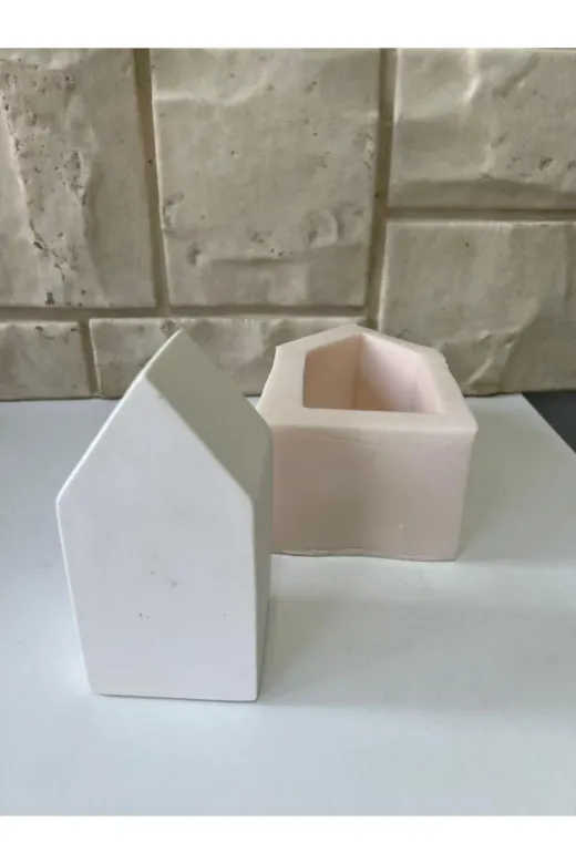 WAMMOLDS kdekorevsk Küçük Dekor Ev Silikon Kalıp