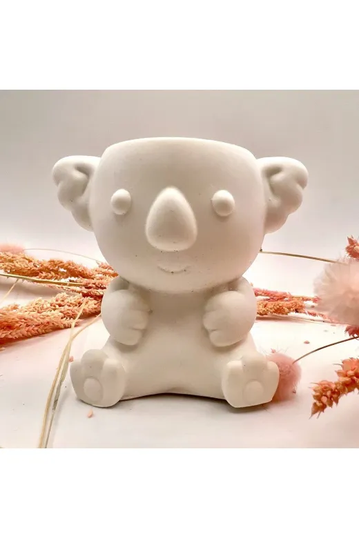 WAMMOLDS koalasaksısk Koala Saksı Silikon Kalıp
