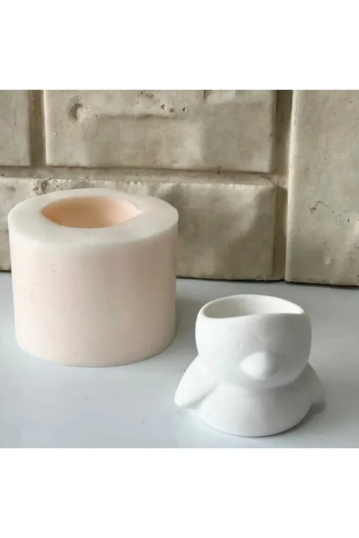 WAMMOLDS penguenymsk Penguen Yumurtalık/mumluk Silikon Kalıp