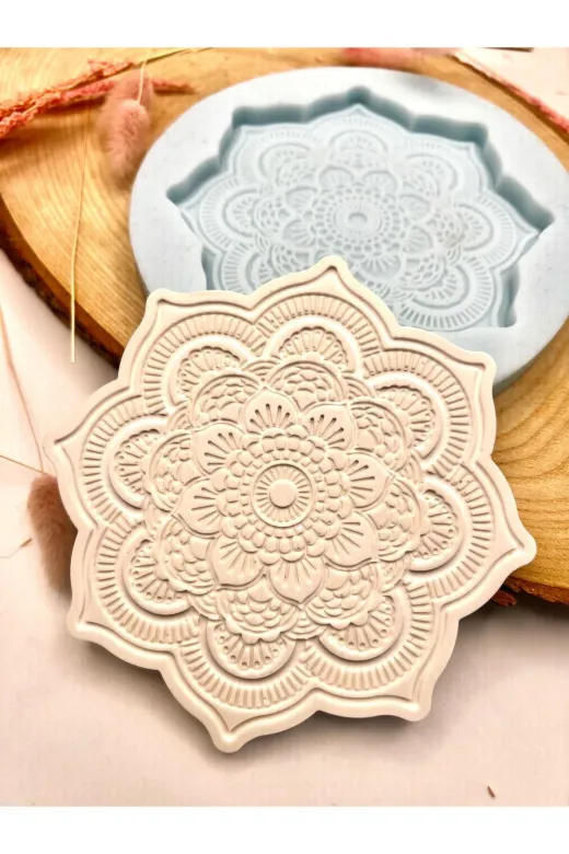 WAMMOLDS sekizgenmandalask Sekizgen Mandala Silikon Kalıp