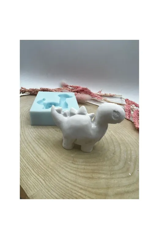 WAMMOLDS sevimlidino1sk Sevimli Dino 1 Numara Stegosaurus Silikon Kalıp