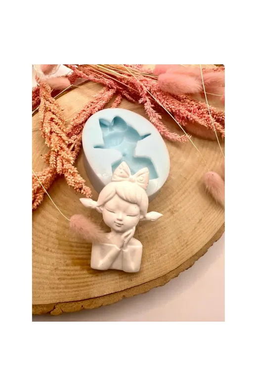 WAMMOLDS sevimlikızsk Sevimli Kız Silikon Kalıp