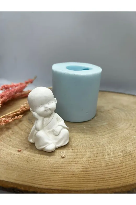 WAMMOLDS wam647 Sadece Düşünüyorum Budha Silikon Kalıp