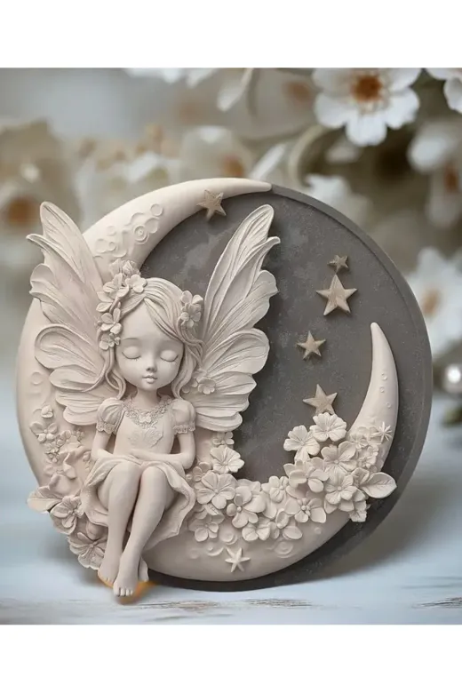 WAMMOLDS wam652 Aydaki Melek Silikon Kalıp