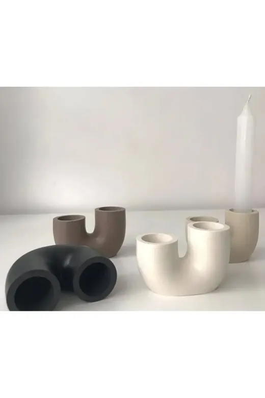 WAMMOLDS wam662 İkili Mumluk Silikon Kalıp