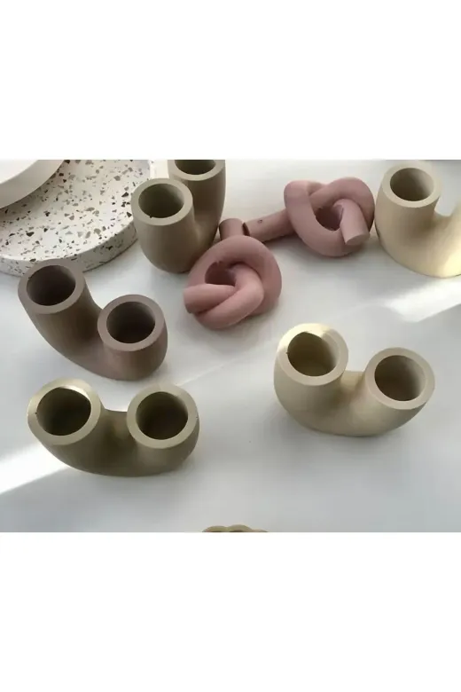 WAMMOLDS wam662 İkili Mumluk Silikon Kalıp