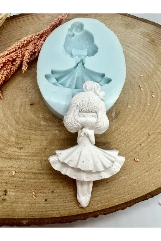 WAMMOLDS wam668 Topuzlu Kokoş Kız Silikon Kalıp