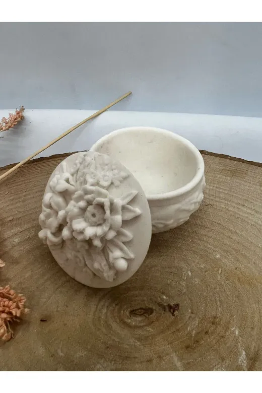 WAMMOLDS wam675 Çiçekli Mücevher Kutusu Silikon Kalıp