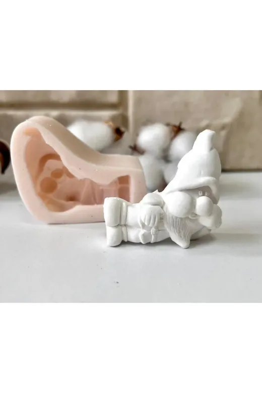 WAMMOLDS yanyatancücesk Yan Yatan Silikon Kalıp Bej