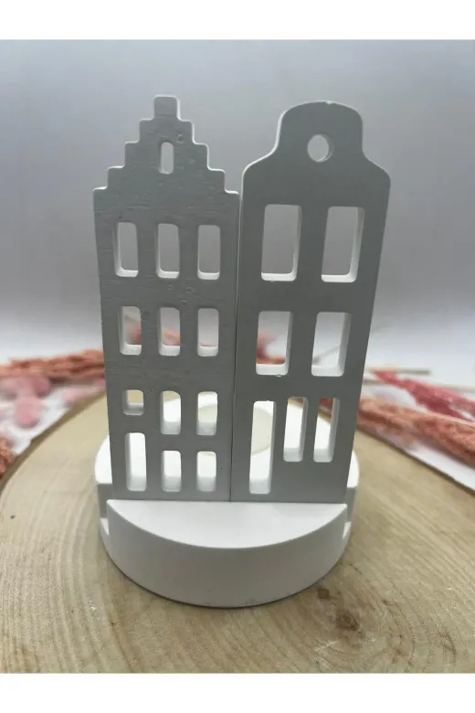 WAMMOLDS yedipencerelievsk 7 Pencereli Ev Silikon Kalıp