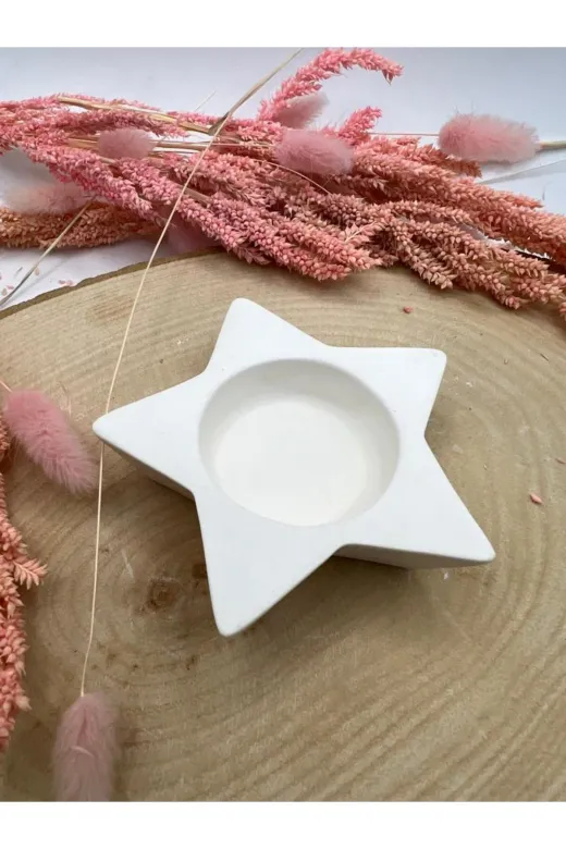 WAMMOLDS yıldızmumluksk Yıldız Mumluk Silikon Kalıp