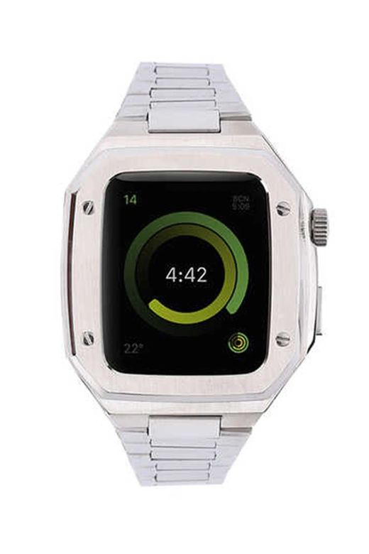 Watch 44mm Metal Petek Kasalı Kordon - Gümüş