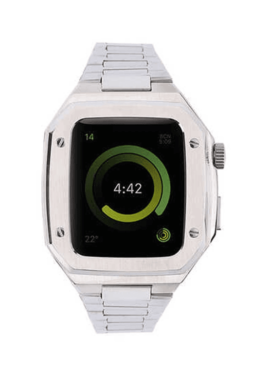 Watch 45mm Metal Petek Kasalı Kordon - Gümüş