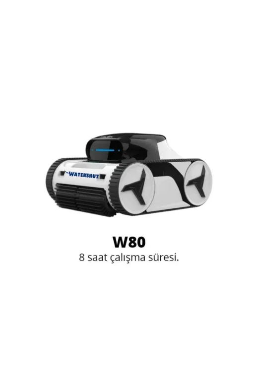 WATERSHUT W80KBLSZ W80 Kablosuz Havuz Robotu 8 Saat Kesintisiz Çalışma Süresi