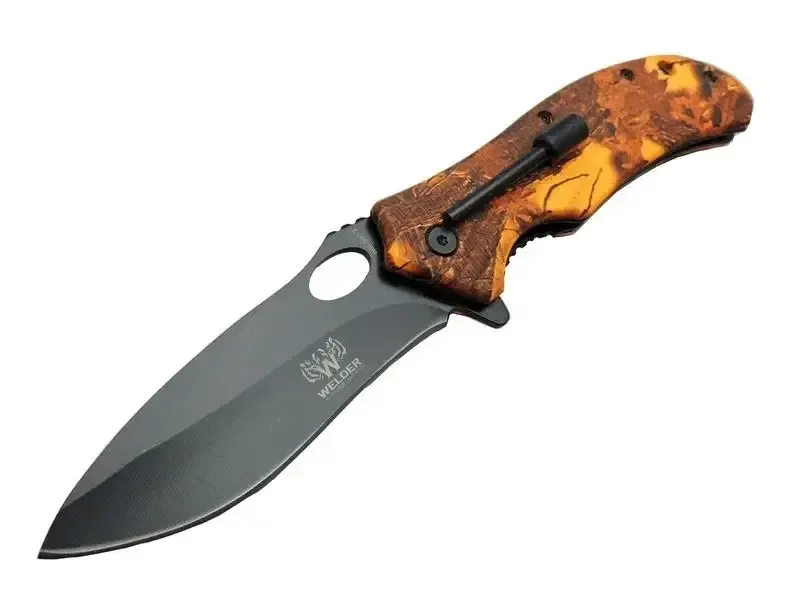 Wd-503-2 Kamp Çakısı 21 Cm - Magnezyum Çubuklu (fire Ter), Plastik Sap