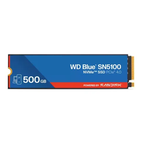 WD Blue SN5100 500GB M.2 NVMe SSD (6600/5600 MB/s)