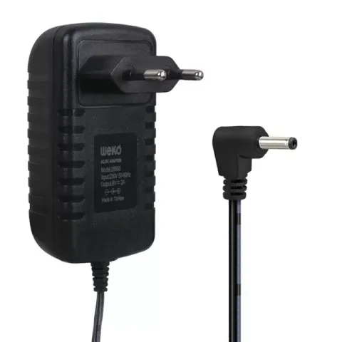 Weko Wk-28508 9 Volt - 2 Amper 3.5*1.35 Mm Uçlu Yerli Üretim Priz Tipi Adaptör